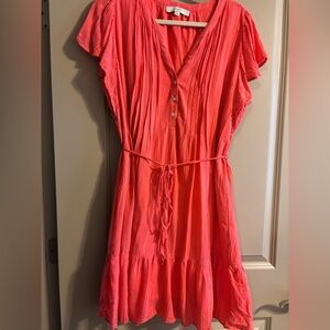 LOFT Coral Mini Dress